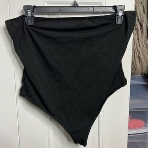 Plus Size Black Body Suit